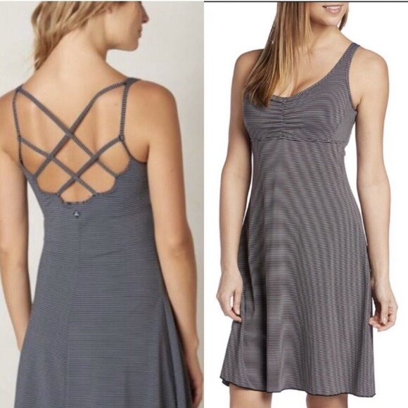 Prana Dresses & Skirts - Prana Rebecca Dress Brushed Jersey Stripe | Medium